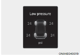 When the tire pressure monitoring
