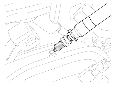 (6) Check if sparks occur at each spark plug while engine is being cranked.