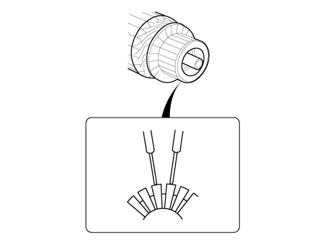 Commutator mica depth