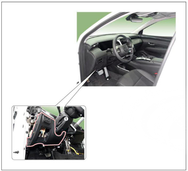Crash pad lower panel
