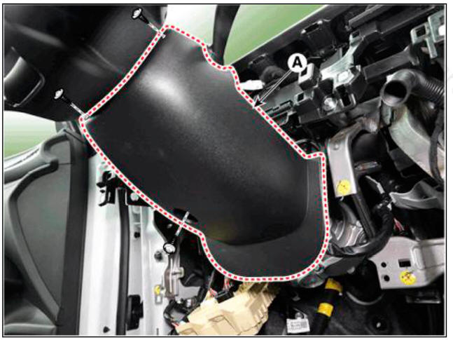 Steering column shroud lower panel